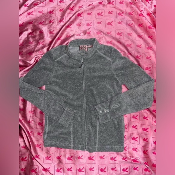 Juicy Couture Heather Gray Zip-Up Jacket - Picture 1 of 1